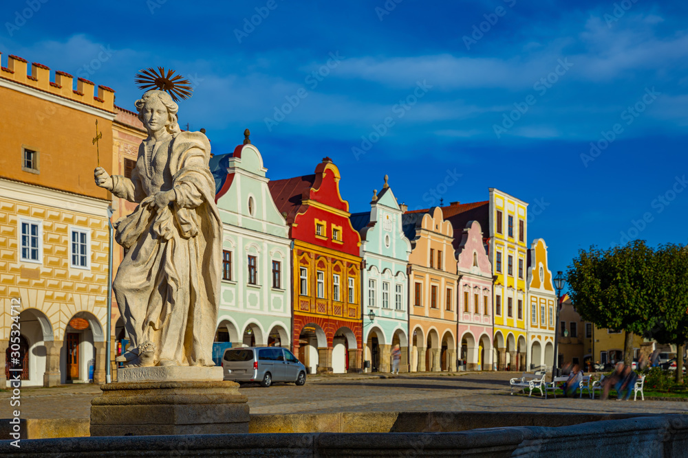 Picturesque streets of Telc