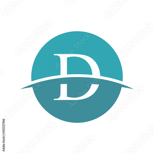 Initial Letter D Logo Template Vector Design