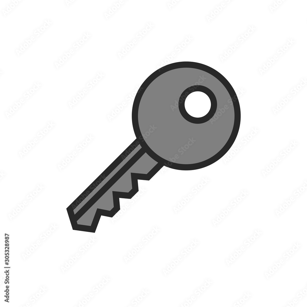 Key icon vector symbol illustration EPS 10 Key icon vector symbol illustration EPS 10