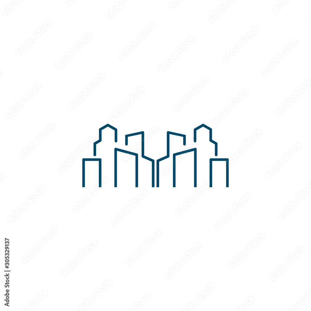 Building icon logo design vector template Building icon logo design vector template