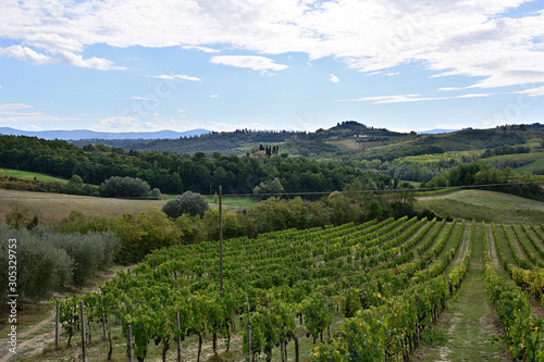 Tuscany wine country 