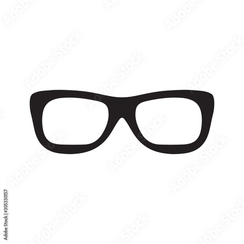 Sunglasses eyeglasses icon. Vector illustration with trendy hand drawn glasses