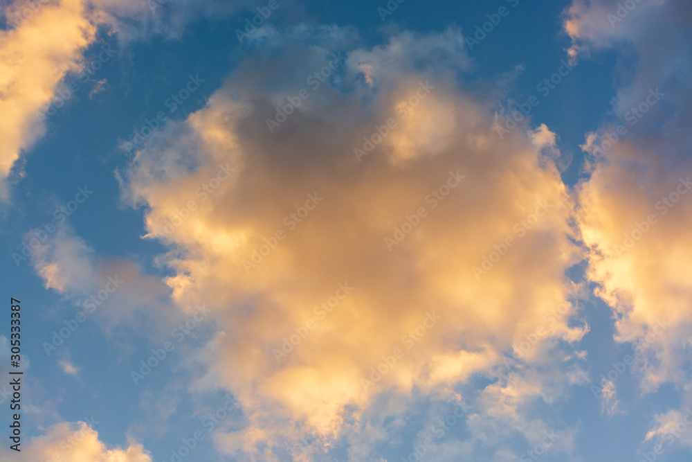 Cloudscape Against Sky During Sunset
