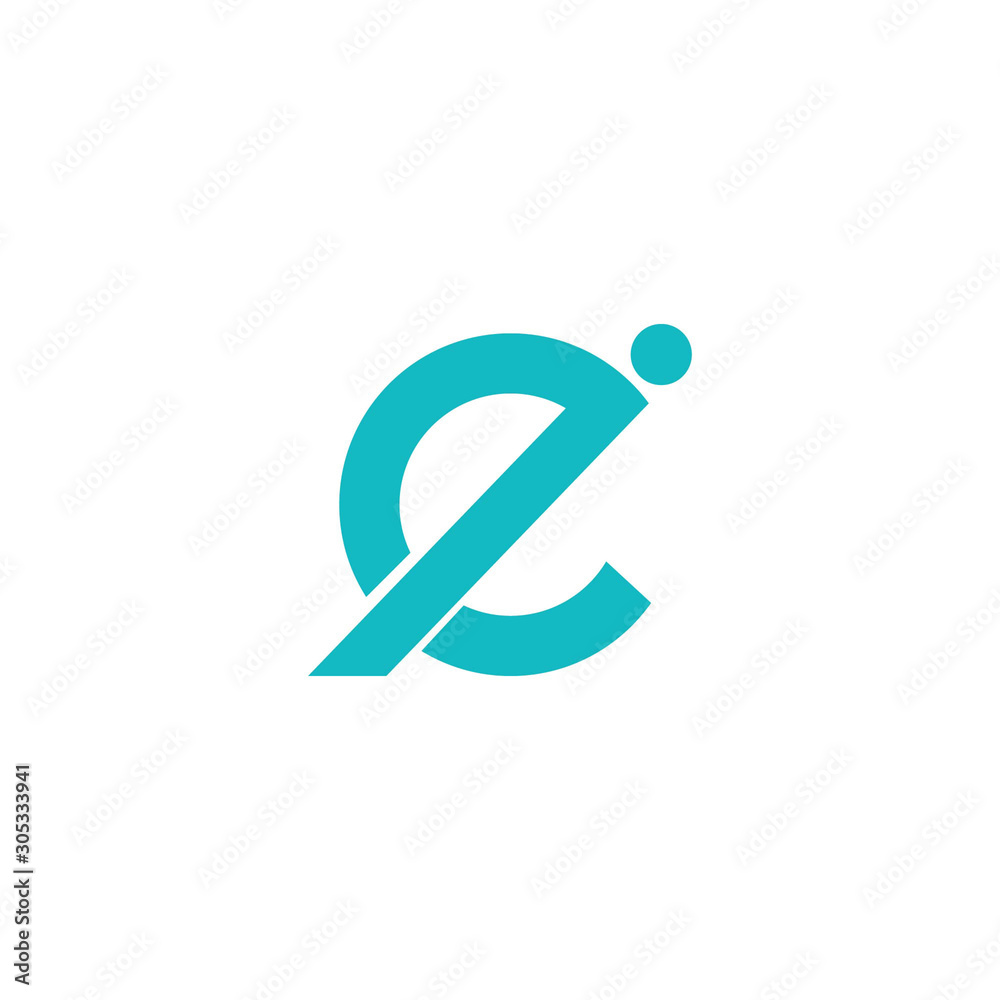 Initial letter ei or ie logo vector design template <span>plik: #305333941 | autor: mrshams</span>