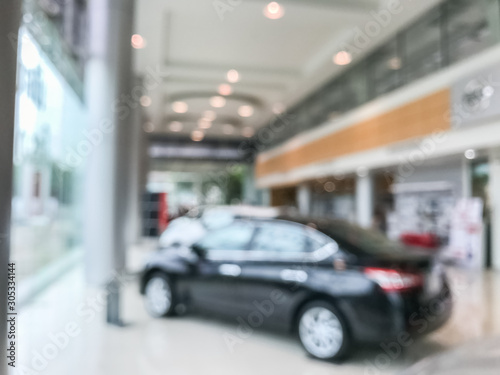Blur image of car in the showroom © pandaclub23