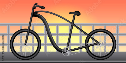 Isolated classic bicycle