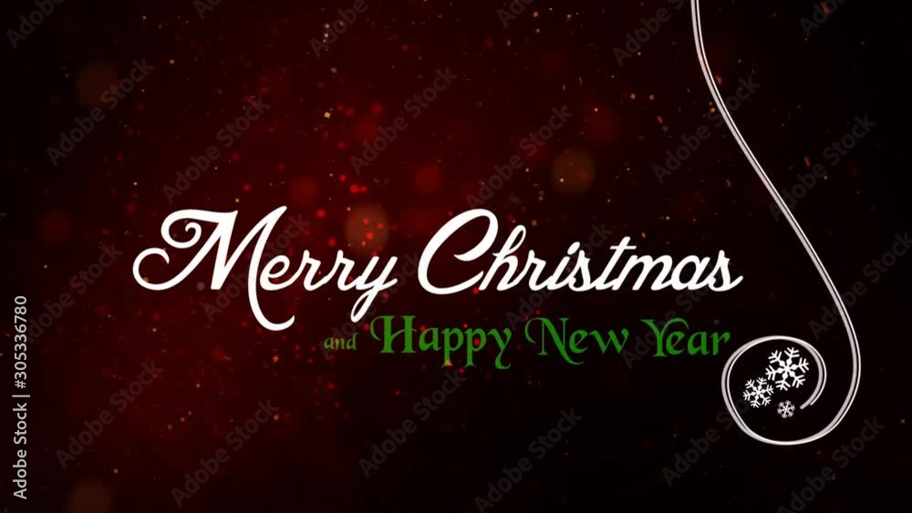 Red Sparkling Merry Christmas Happy New Year 4K Loop features glitter swirling around in a red atmosphere with an animated Merry Christmas Happy New Year text in a loop Red Sparkling Merry Christmas Happy New Year 4K Loop features glitter swirling around in a red atmosphere with an animated Merry Christmas Happy New Year text in a loop