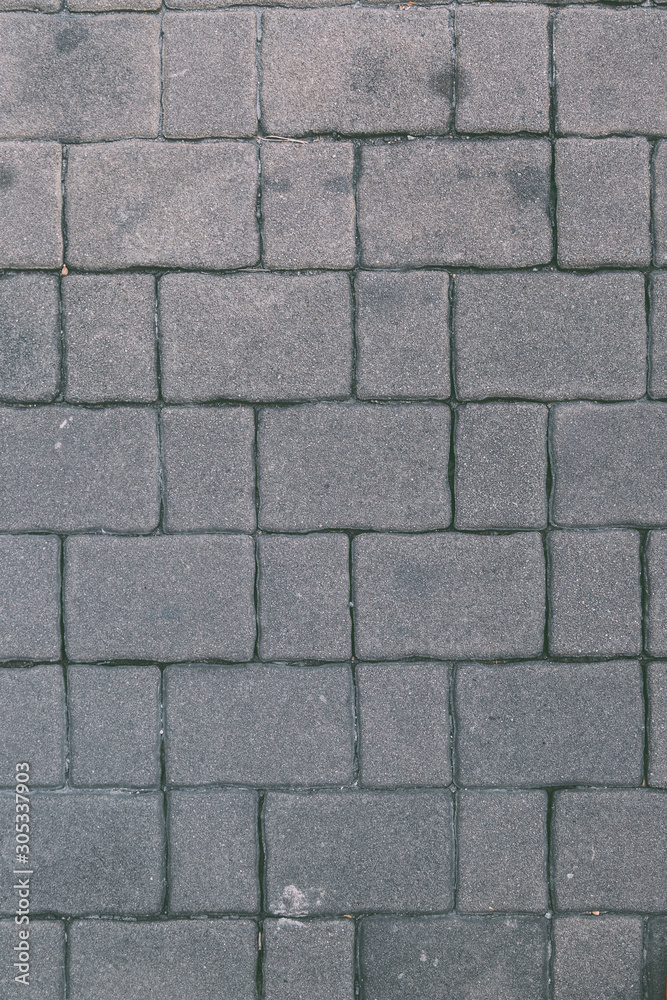 Obraz premium Roads, paved walkways, stone blocks