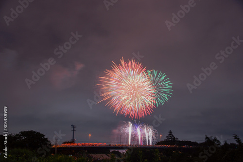 Japanese fireworks display