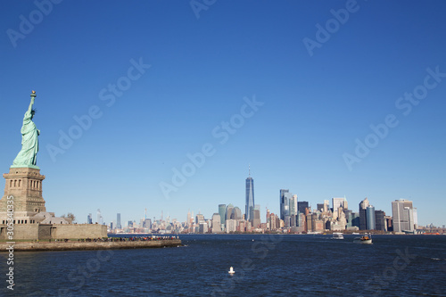 Freiheitsstatue & Manhattan Skyline