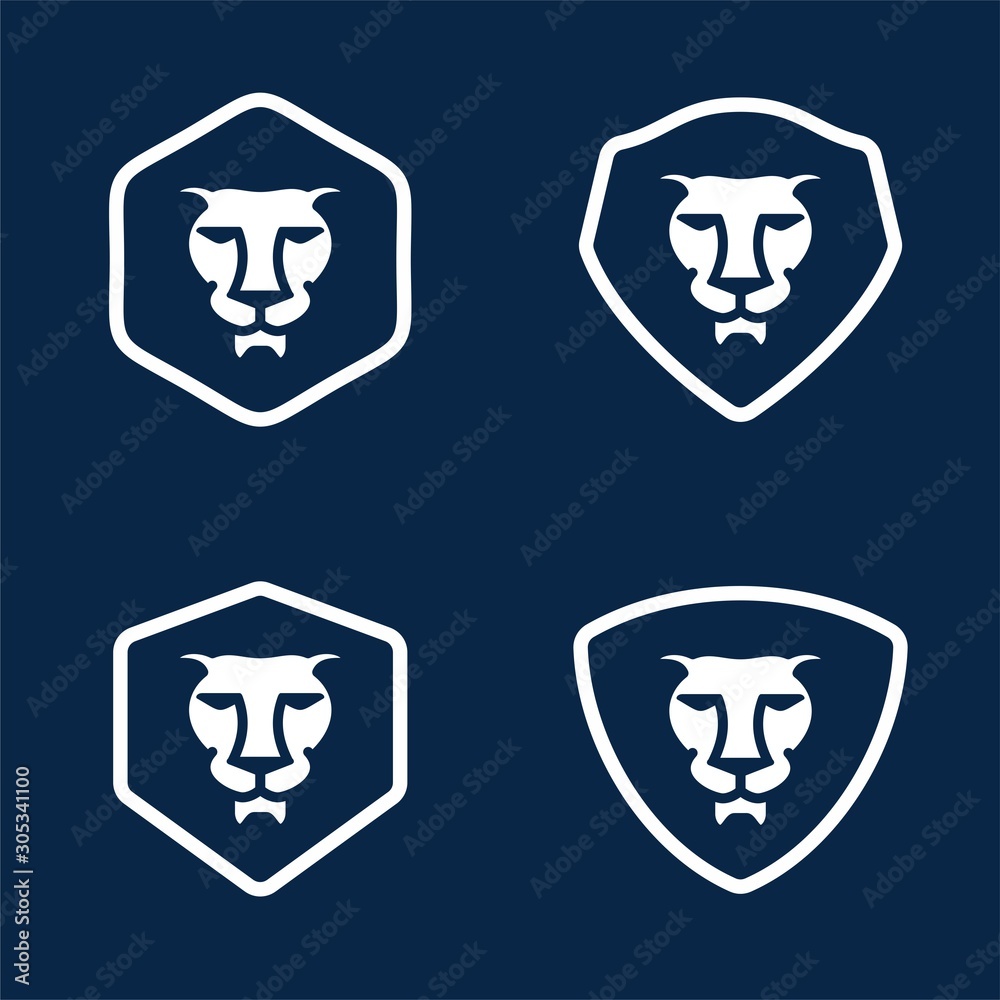 lion head logo badges lion head logo badges