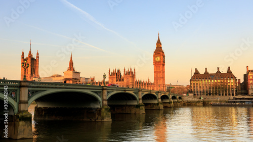 Big Ben, Westminster Bridge in the Morning