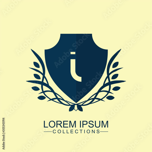 L Elegant logo,Design for Boutique hotel,Resort,Restaurant, Royalty, Victorian identity. Vintage vector font