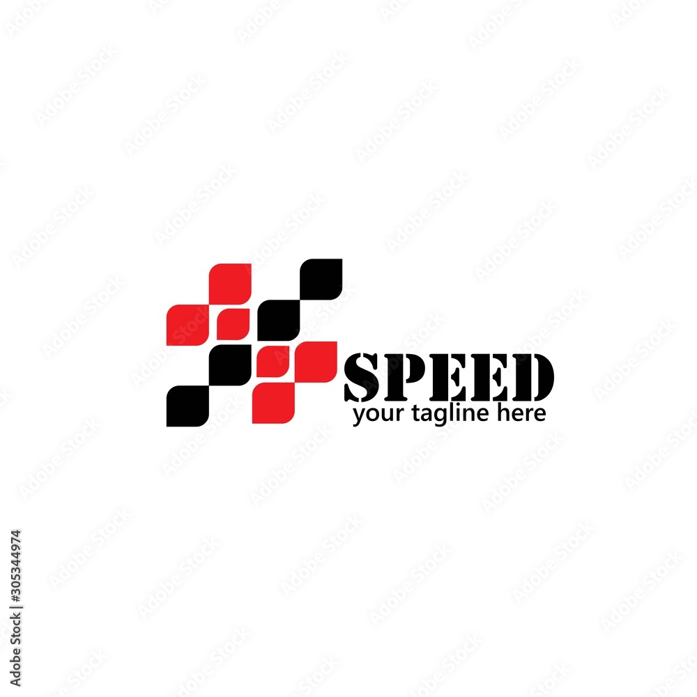 Race flag icon template illustration design Race flag icon template illustration design
