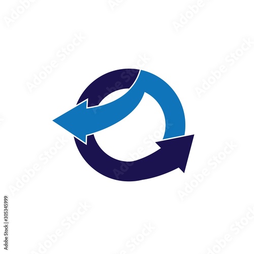 Free Download arrow logo icon vector template - GFXLoad