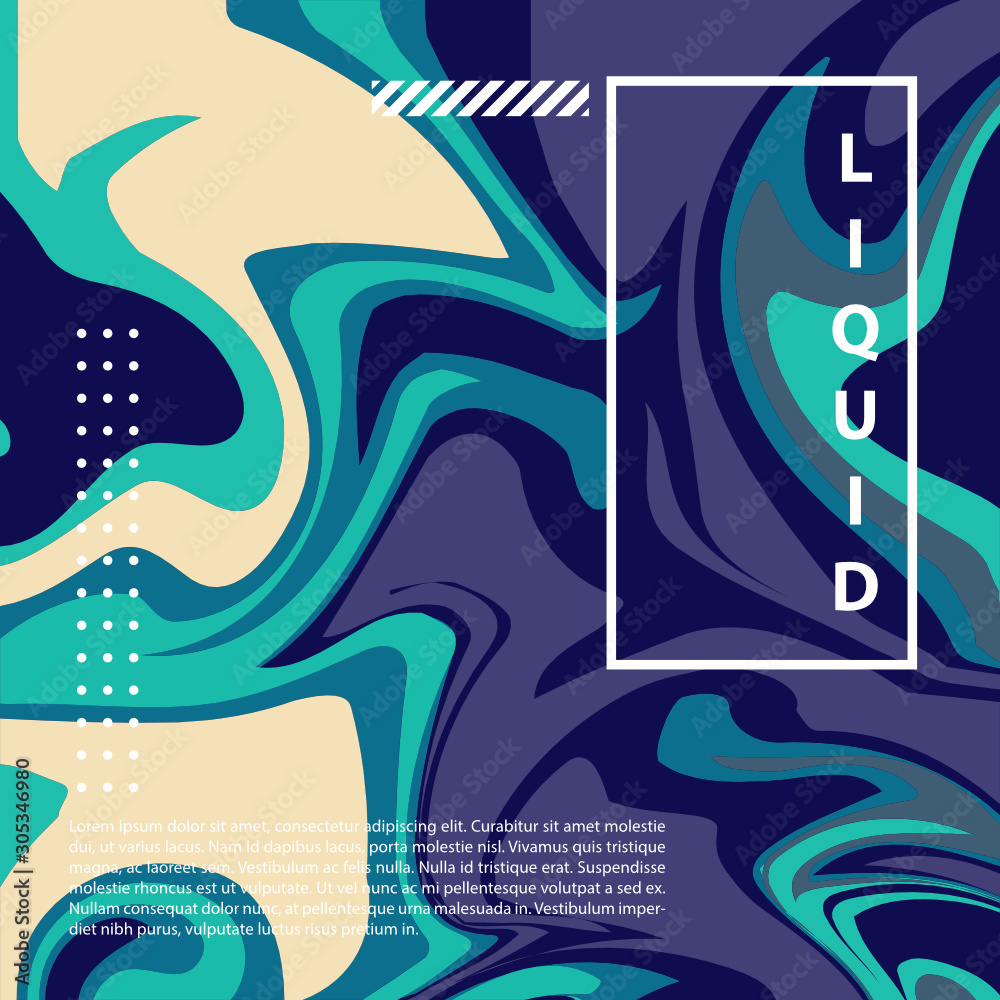 Fototapeta premium Abstract Liquid Background Template, Marble Texture