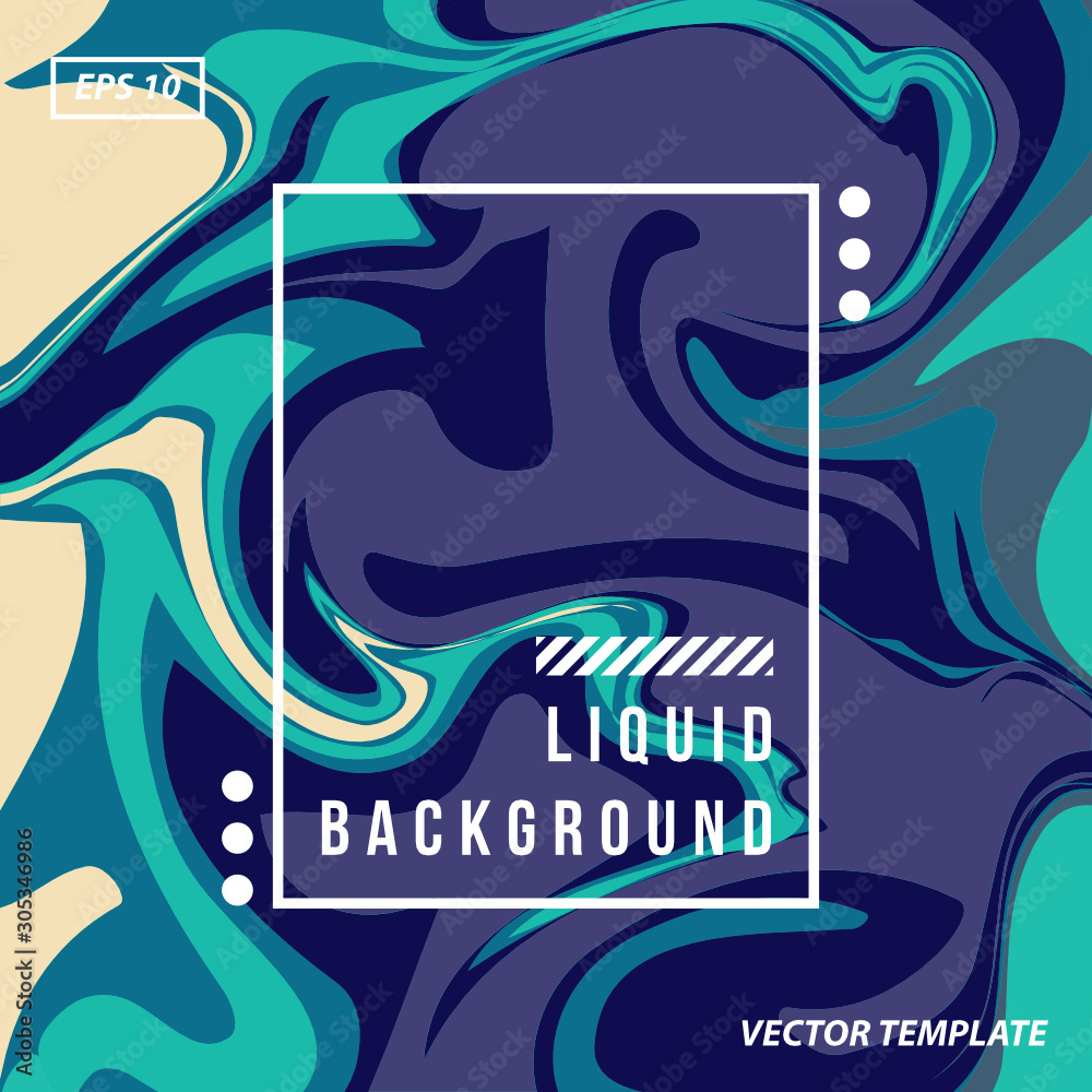 Abstract Liquid Background Template, Marble Texture