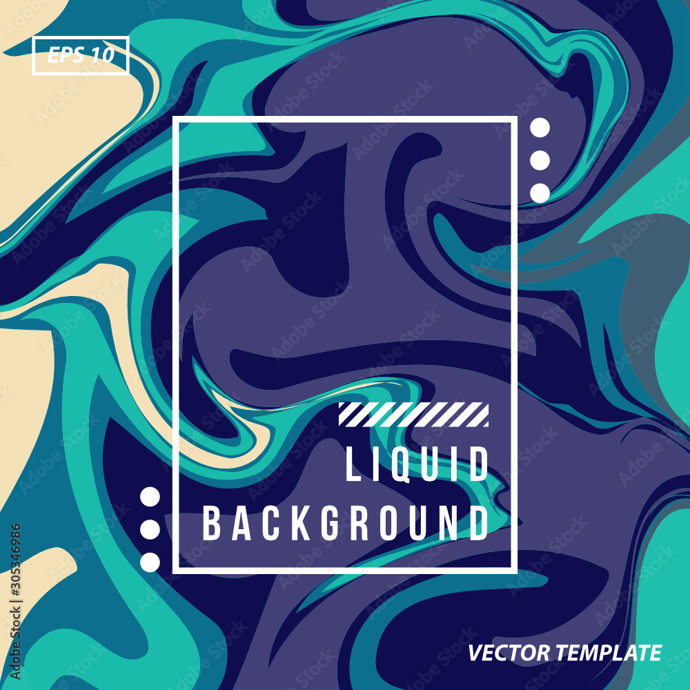 Fototapeta premium Abstract Liquid Background Template, Marble Texture