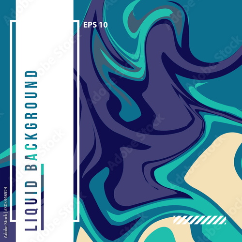 Abstract Liquid Background Template, Marble Texture