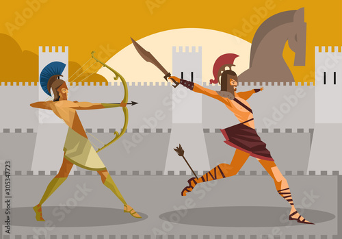 trojan war and troy horse
