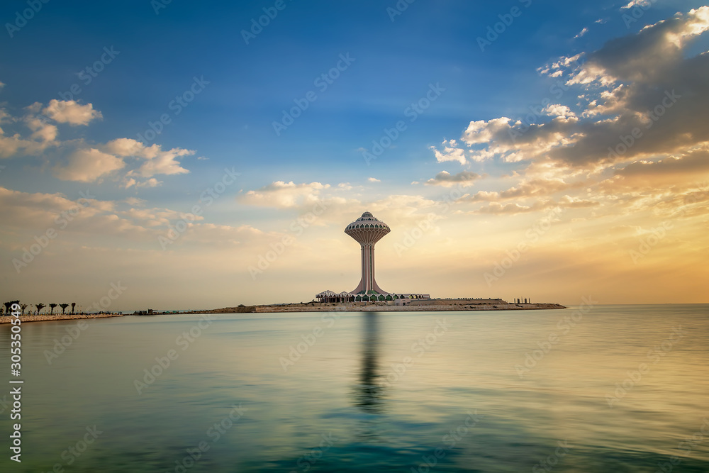 Morning view in Alkhobar Corniche area Saudi Arabia. City : Khobar, Country  : Saudi Arabia Stock Photo | Adobe Stock