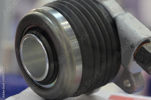 Hydraulic actuator car clutch release bearing close up Fototapeta