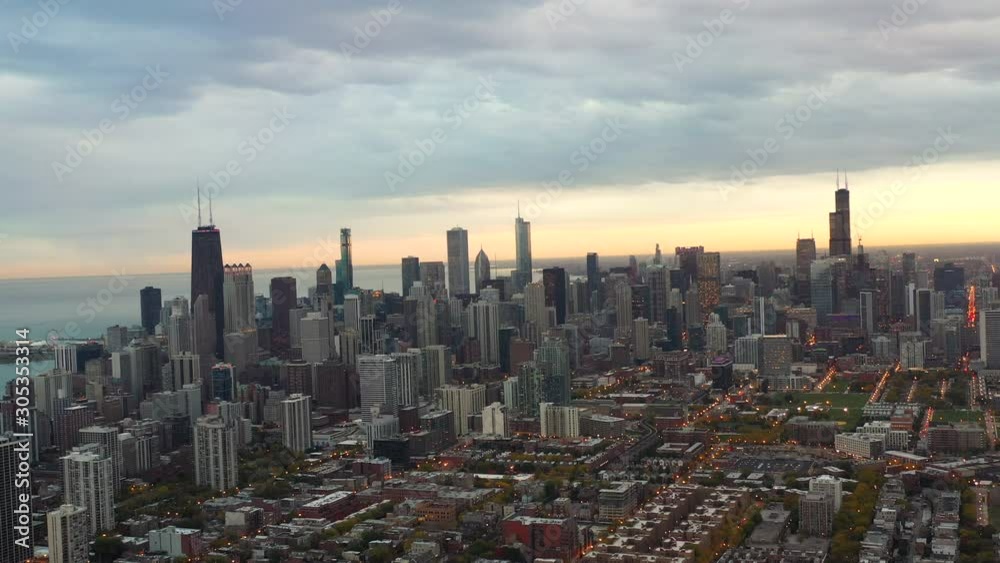 High Altitude Flight Over Chicago High Altitude Flight Over Chicago