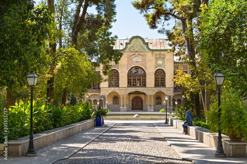 Masoudieh historic mansion from Qajar dynasty, built in 1879, Tehran, Iran © Baharlou