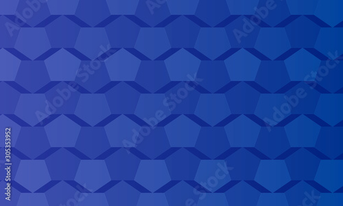 background pentagon design with gradient vector, beautiful
