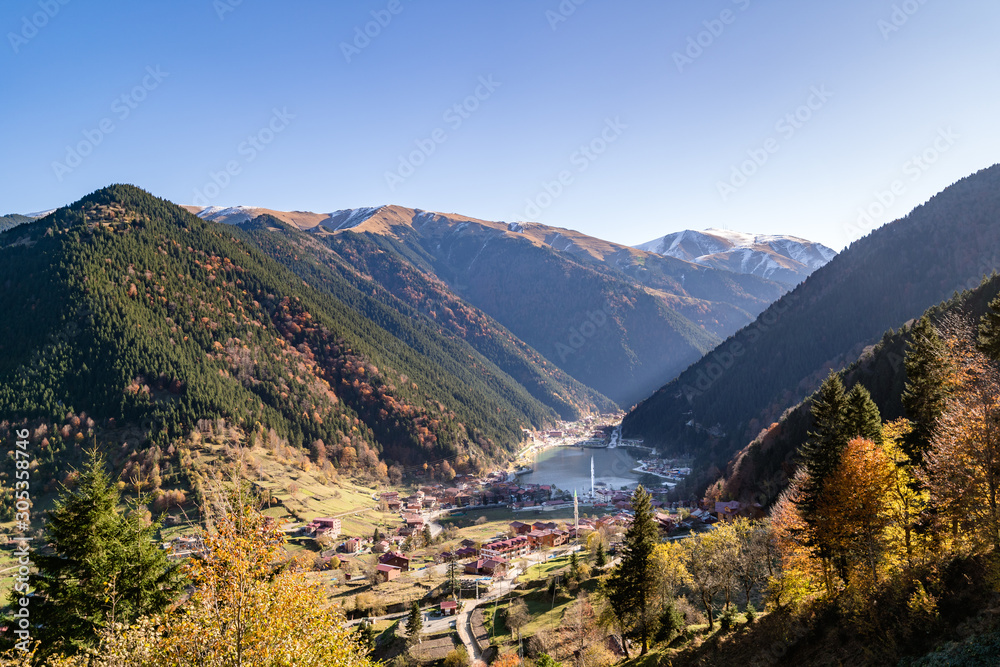 Uzungol lake in Trabzon during Turkey travel Uzungol lake in Trabzon during Turkey travel