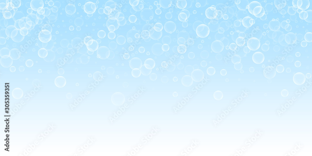 Random soap bubbles abstract background. Blowing b Random soap bubbles abstract background. Blowing b