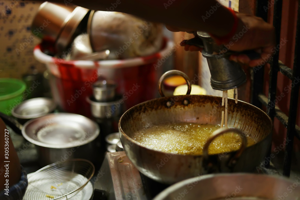Prepare South Indian Homemade Muruk Diwali Festival Snacks in the Kitchen