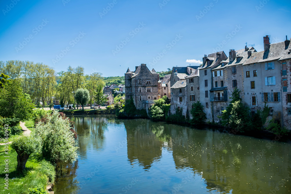 Espalion, Aveyron, Occitanie, France.