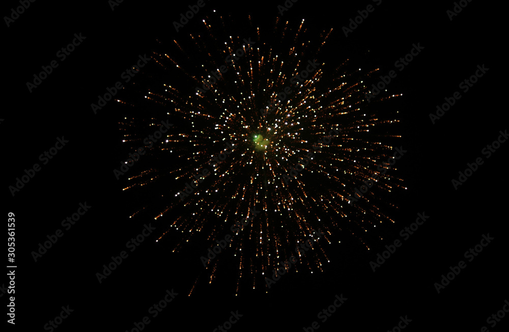 Fire crackers or fireworks in the sky. celebrating new year and Christmas and Diwali Fire crackers or fireworks in the sky. celebrating new year and Christmas and Diwali
