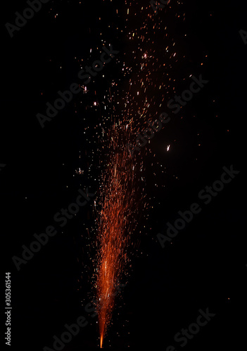 Diwali festival fire works. Diwali festival is celebrated in India in October of every year and it is most popular hindu festival celebrated with fire works.