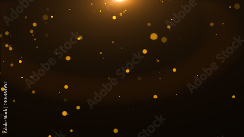  effect decoration with ray sparkles .Star burst with sparkles. Gold glitter,
