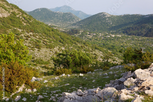 Rugged landscape in Biokovo nature park, Croatia