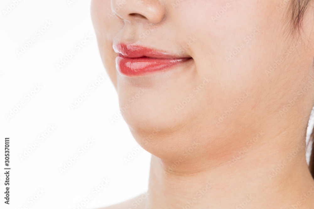 Obraz premium 顎の脂肪