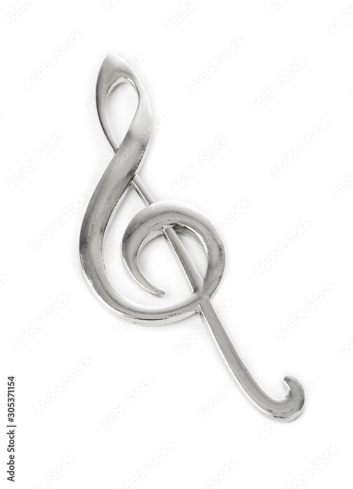 Obraz premium Music treble clef