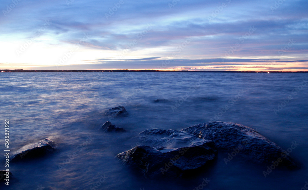 Lake Roxen after Sunset, Sweden