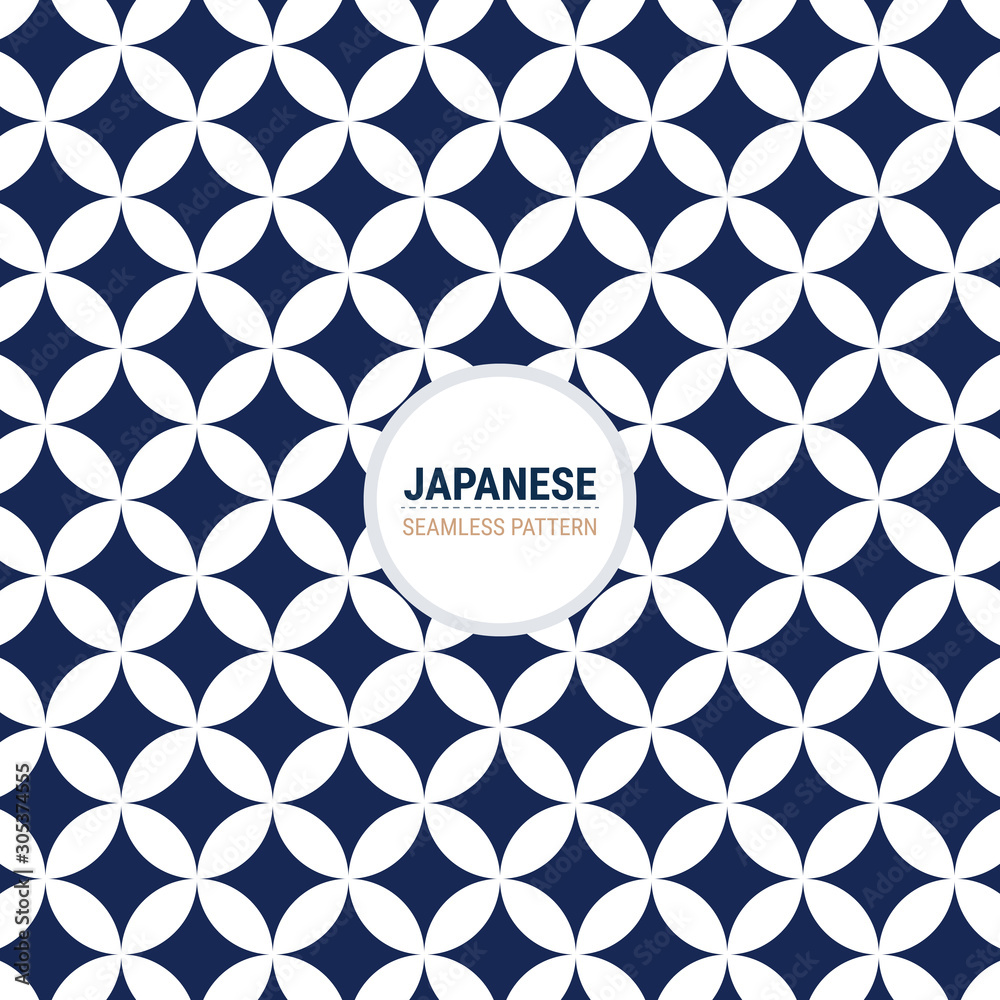 Traditional Japanese seamless pattern