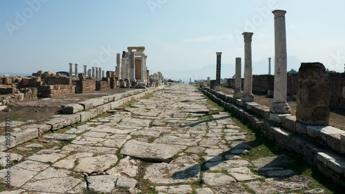 The ancient city of Laodicea. From SKY.  photo