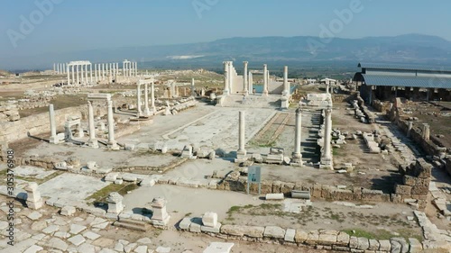 The ancient city of Laodicea. From SKY.  photo