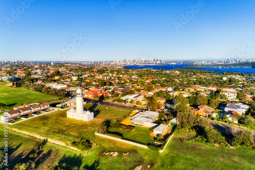 D Sy Macquarie lighthouse lawn