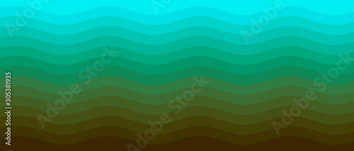 Colorful wave background. Vector illustration.