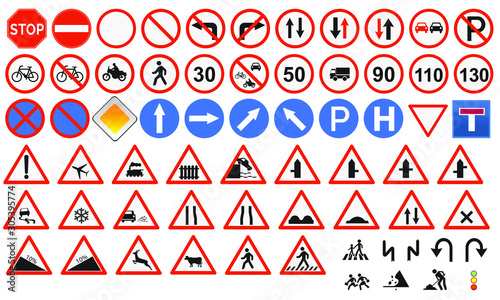 Panneaux signalisation routière 