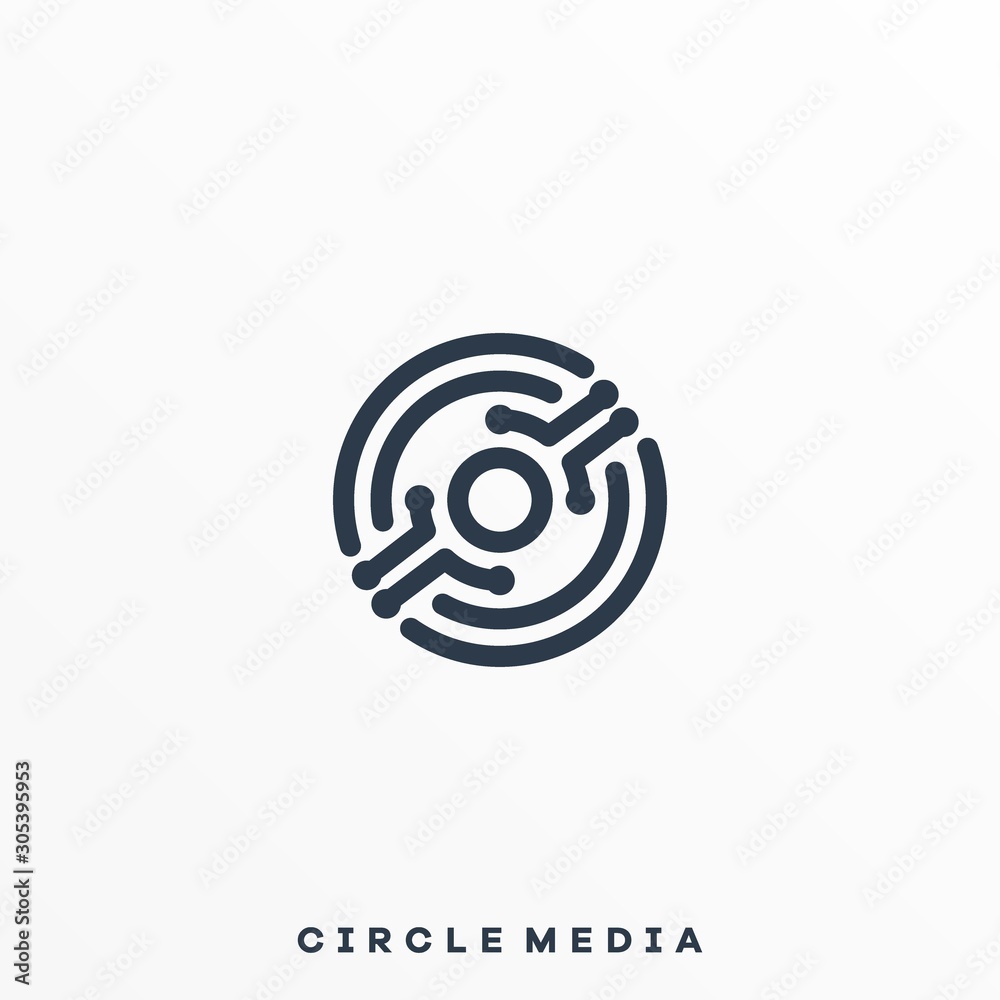 Abstract Circle Illustration Vector Template Abstract Circle Illustration Vector Template