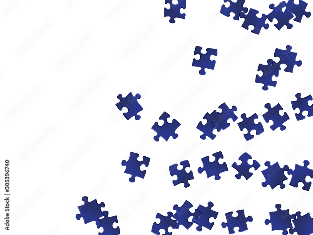 Abstract mind-breaker jigsaw puzzle dark blue Abstract mind-breaker jigsaw puzzle dark blue