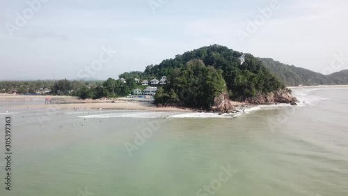 Surfing in Cherating, Kuantan, Malaysia photo