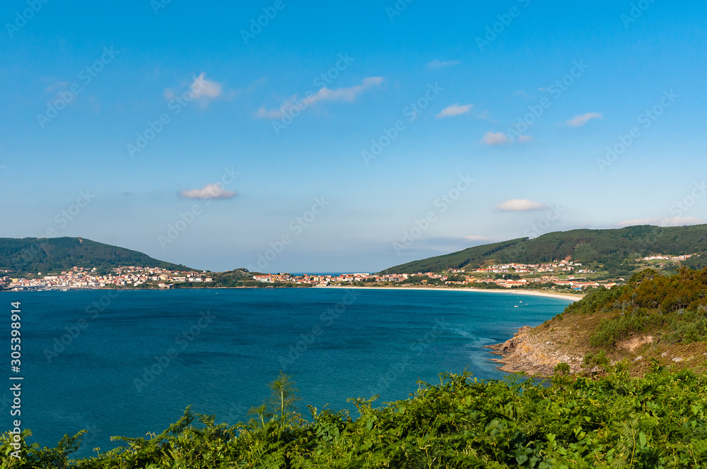 Galician coast in Spain